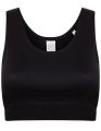 Kinder Sportshirt SF clothing Fashion Crop Top black-black
